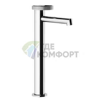 Gessi Anello Высокий смеситель для раковины с коротким изливом без донного клапана в хроме (63304#031) - фото 1
