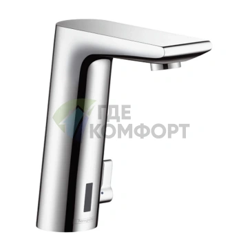 Электронный смеситель для раковины Hansgrohe Metris S: Бесконтактная подача воды с точной регулировкой температуры (31100000) - фото 1
