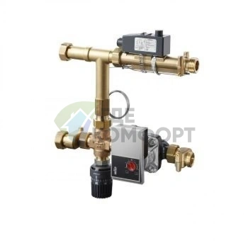 Насосно-смесительный блок Regufloor H Ду 25 с насосом Wilo E15/1-5 Oventrop
