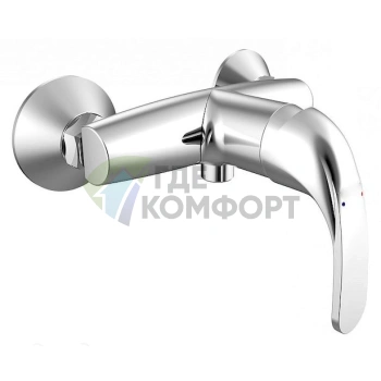 Смеситель для душа Bravat Fit F9135188CP-01-RUS настенный - фото 1