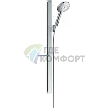 Душевой набор HG Raindance Select S: 3 режима, EcoSmart, хром (27649000) - фото 1