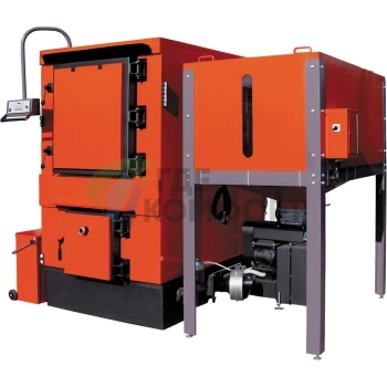 Пеллетный твердотопливный одноконтурный напольный котел ACV Radijator TKAN 80