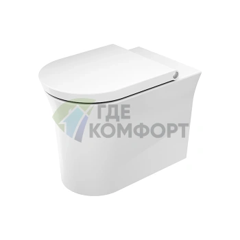 Унитаз напольный Duravit White Tulip безободковый со скрытым монтажом (2001090000) - фото 1