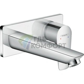 Смеситель для раковины Hansgrohe Talis E встраиваемый, хром, излив 165 мм (71732000) - фото 1