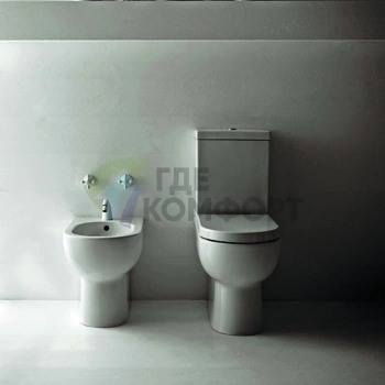 Бачок для моноблока AZZURRA NUVOLA белый (NUV400/MBL bi)) - фото 1