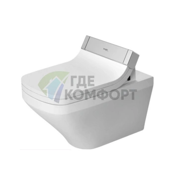 Подвесной унитаз Duravit DuraStyle с креплением для крышки-биде Sensowash (620х370 мм, белый) (2537590000) - фото 1