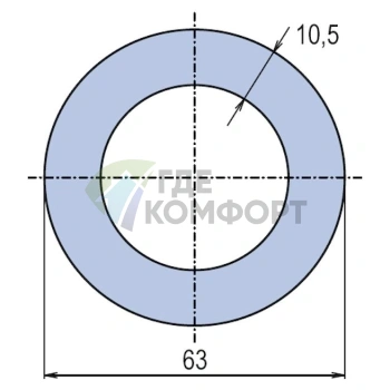 Труба PP-RCT WAVIN Ekoplastik PN20 63x10-5 - фото 2