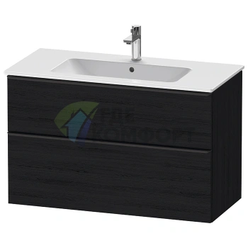 Тумбочка подвесная Duravit D-Neo 1010x462x625 мм, 1 ящик, Black Oak (DE436301616) - фото 1