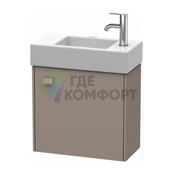Подвесная тумба Duravit Brioso 484х239х442 мм, базальт матовый, с дверцей (петли справа) (BR4051R4343) - фото 1