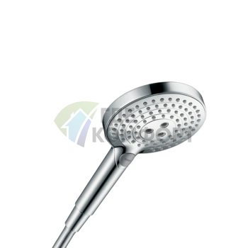 Ручной душ HG Raindance Select S: 3 режима струи, EcoSmart, белый/хром (26531400) - фото 1