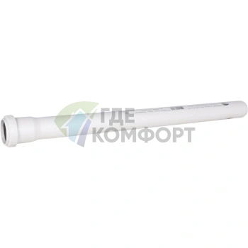 Труба канализационная К/П 040х0500 Sinikon (Синикон) - фото 1
