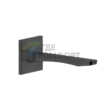 Настенный излив GESSI Rilievo 1/2, цвет Nero XL (совместим с выносным управлением) (59100#299) - фото 1