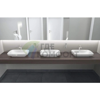 Раковина Duravit DuraStyle 600x380 мм без перелива, шлифованная, белая (349600000) - фото 4
