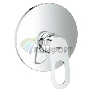 Смеситель для душа Grohe BauLoop 29080000 с внутренней частью - фото 1