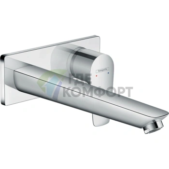 Встраиваемый смеситель для раковины Hansgrohe Talis E с изливом 225 мм (хром) (71734000) - фото 1