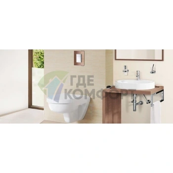 Кнопка смыва для унитаза Grohe Skate Cosmopolitan 38849HP0, цвет орех - фото 2