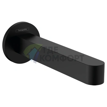 Излив для ванны Hansgrohe Finoris матовый черный (76410670) - фото 1