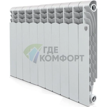 Радиатор биметаллический Royal Thermo Revolution Bimetall 500 10 секций - фото 1