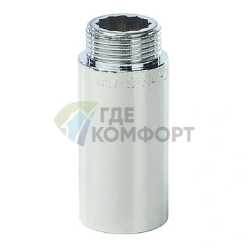 Удлинитель STOUT латунный 3/4 x 60 хромированный - фото 1