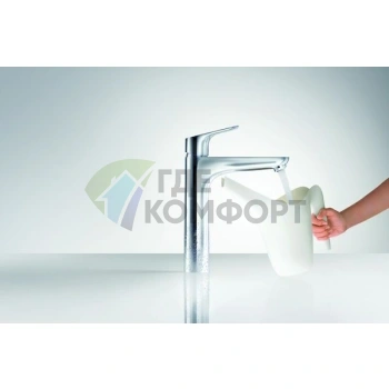 Смеситель для раковины Hansgrohe Focus 31608000 с поворотным изливом - фото 3