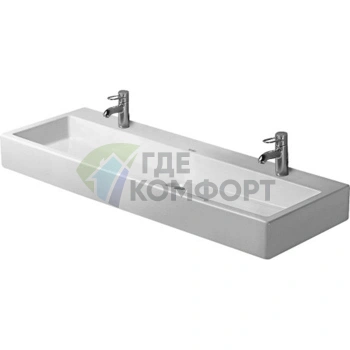 Раковина Duravit Vero для мебели без перелива, 1200x470 мм, белая (454120072) - фото 3