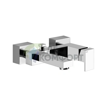 Gessi Rettangolo Однорычажный Смеситель для Ванны с Автопереключателем Душ/Ванна (20013#031) - фото 1
