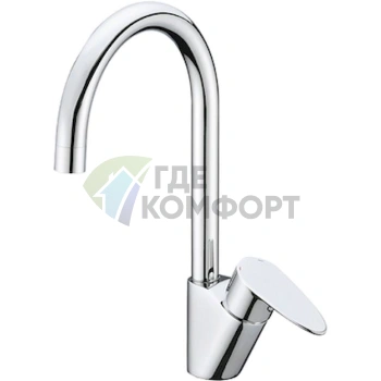 Смеситель Wasserkraft Leine 3507 для кухни с вращающимся изливом