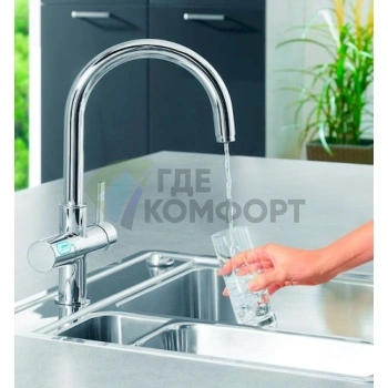 Смеситель Grohe Blue для кухни с системой фильтрации воды - фото 4