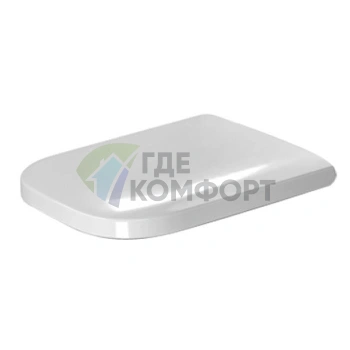 Сиденье для унитаза Duravit Happy D.2 съемное с микролифтом, белое (64590000) - фото 1