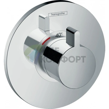 Термостат для душа Hansgrohe Ecostat S встраиваемый, хром (15756000) - фото 1