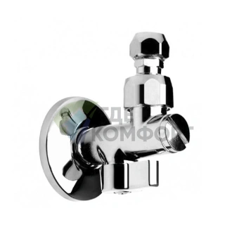 Запорный кран-фильтр Gessi для подключения воды под раковину 1/2, хром (01009#031) - фото 1