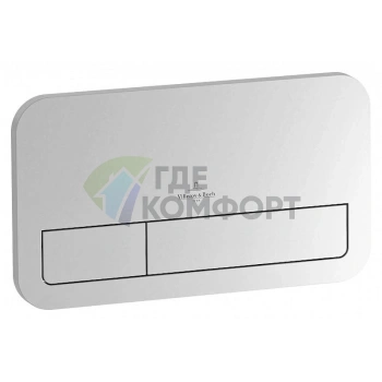 Кнопка смыва Villeroy & Boch Viconnect 9224-9069 матовый хром