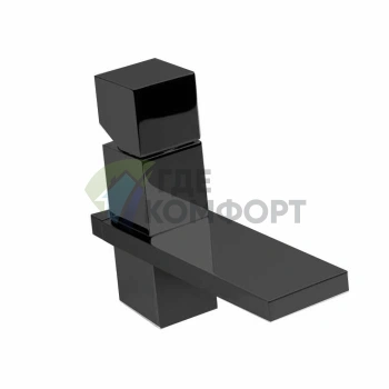 Смеситель для раковины Bossini Cube на 1 отверстие, матовый черный (Z004301.073) - фото 1