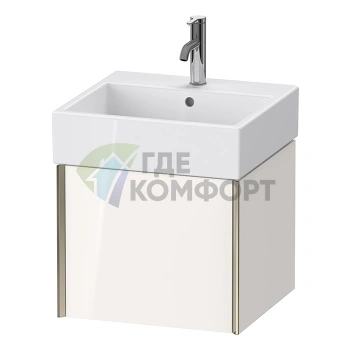 Подвесная тумба Duravit XViu белый глянцевый/шампань мат, 1 ящик (XV42330B122) - фото 1