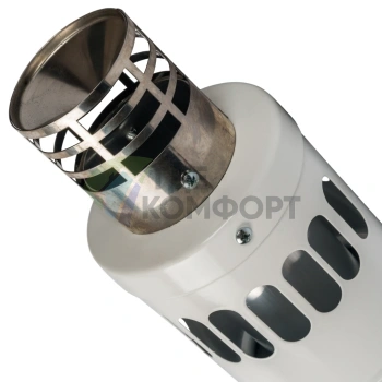 Конечный участок дымохода Stout DN60/100 900 мм для горизонтального прохода через стену SCA-6010-000900 - фото 2