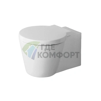 Подвесной унитаз Duravit 575x410 мм с системой крепления DURAFIX (210090064) - фото 1