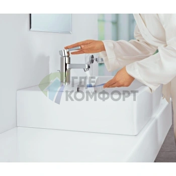 Смеситель Grohe Lineare 32115000 для умывальника: Стильный дизайн и комфорт в каждом движении - фото 2