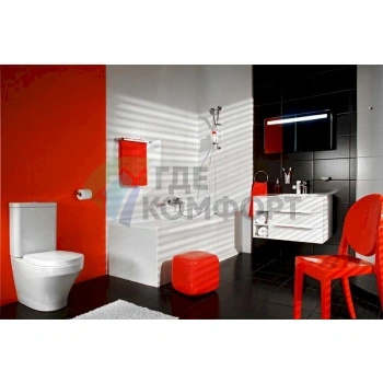 Унитаз-компакт Am.Pm Inspire C508607WH с крышкой-сиденьем - фото 4