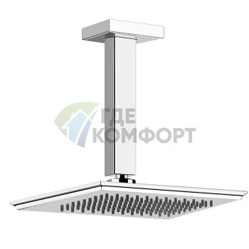 Потолочный душ Gessi Eleganza, 243 мм, хром (46152#031) - фото 1