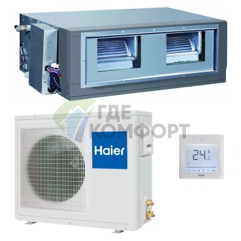 Кондиционер канальный Haier AD362AHEAA/AU36NAIEAA on/off - фото 1