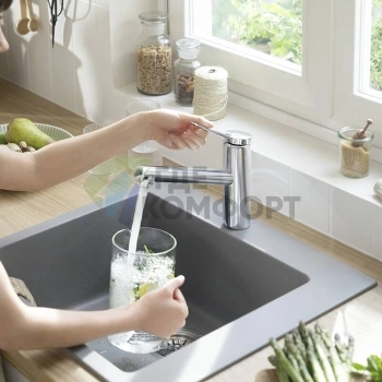 Кухонный смеситель Hansgrohe Zesis M33 150 1jet хром (74802000) - фото 1