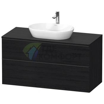 Подвесная тумба Duravit D-Neo с 2 ящиками, Black Oak (DE496901616) - фото 1