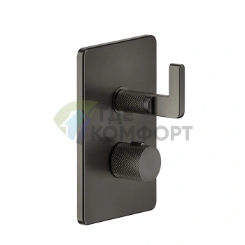 Термостатический смеситель GESSI INCISO на 3 выхода, цвет Nero XL (58136#299) - фото 1