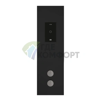 Сенсорная панель управления GESSI BINARIO с термостатическим смесителем в зеркальном стальном исполнении (61229#238) - фото 1