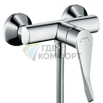 Смеситель для душа Hansgrohe Focus Care настенный с длинной ручкой, 1 источник, хром (31916000) - фото 1