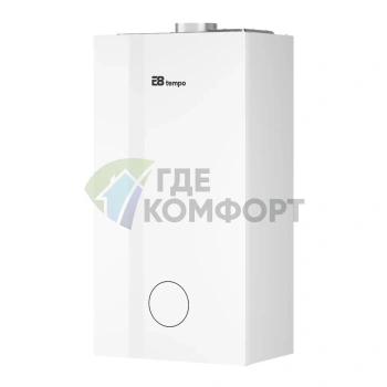 Настенный газовый котел E8 tempo GHD24W (белая стеклянная панель) - фото 1