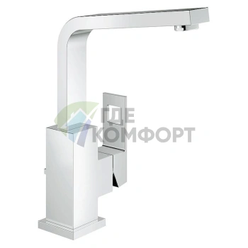 Смеситель для раковины Grohe Eurocube 23135000 с кубическим дизайном - фото 1