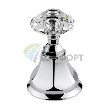 Запорный вентиль Nicolazzi Teide 1/2 с хромированной ручкой Crystal Handle (1912CR15) - фото 1