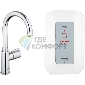Смеситель Grohe Red Mono 30085000 со встроенным водонагревателем - фото 1