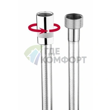 Душевой шланг BOSSINI 1500 мм, хром (A00167C.030.1) - фото 1